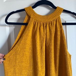 Marigold halter style tank
